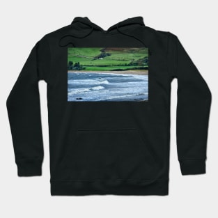 Waves coming in at Carskey Bay near Southend, Argyll and Bute Hoodie